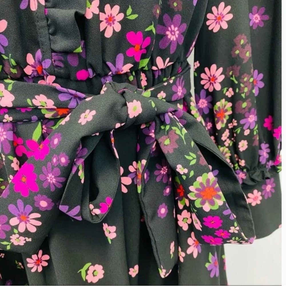 KATE SPADE
Bora Floral Print Fit & Flare Dress - Picture 4 of 14